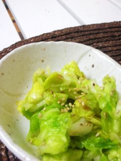 春キャベツの梅和え-レシピのメイン写真
