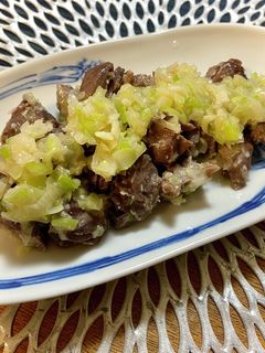 砂肝のネギ塩炒め-レシピのメイン写真