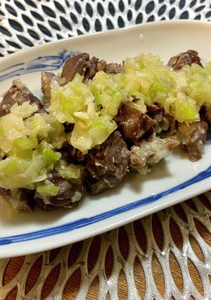 砂肝のネギ塩炒め-レシピのメイン写真