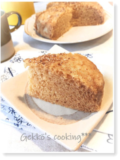 ふわふわ*酒かすみそ蒸しパン(がんづき)-レシピのメイン写真
