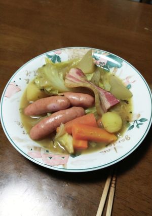 焼きキャベツのコンソメ煮-レシピのメイン写真