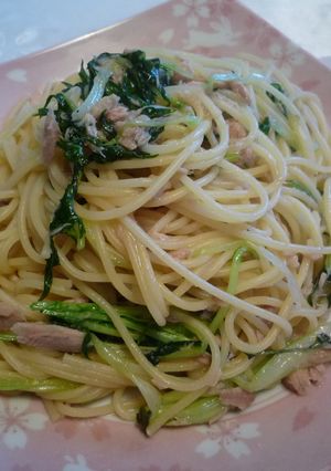 ☆シャキッと水菜とツナのパスタ☆-レシピのメイン写真