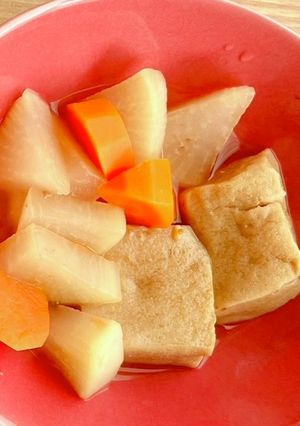 高野豆腐、大根、にんじんの含め煮-レシピのメイン写真