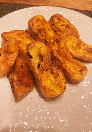 バゲットで作る!旨トロフレンチトースト-レシピのメイン写真