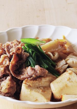 5分☆焼き豆腐☆牛肉豆腐ピリ辛レンジ-レシピのメイン写真