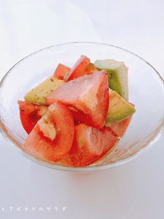 トマトとアボカドのサラダ-レシピのメイン写真