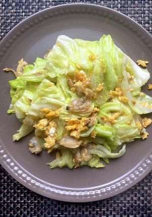 貝柱だしとアサリでキャベツを美味しく-レシピのメイン写真