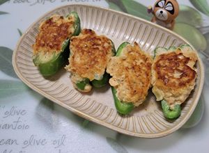 ♡あっさり味♪鶏挽肉でピーマンの肉詰め♡-レシピのメイン写真
