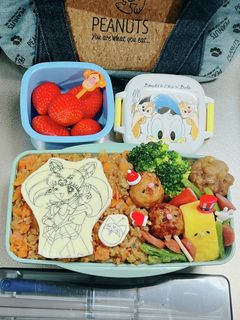 毎日高校男子弁当 ちびうさ キャラ弁-レシピのメイン写真