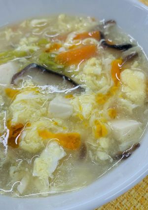 ふわふわ卵の酸辣湯-レシピのメイン写真