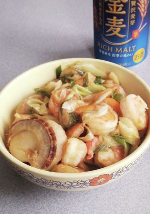 ホタテと海老のバター醤油焼き-レシピのメイン写真