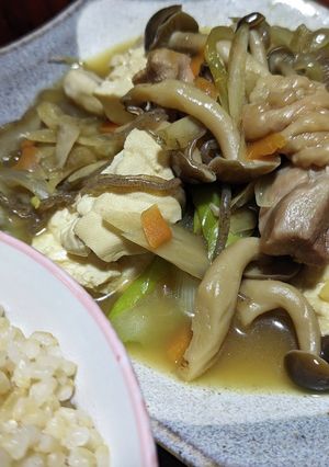 【じゃぶ】鶏肉、豆腐で作る郷土料理-レシピのメイン写真