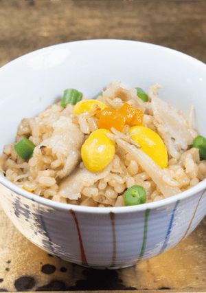 電気圧力鍋で簡単☆玄米炊き込みご飯-レシピのメイン写真