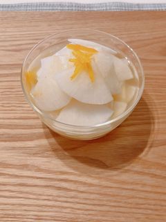 大根 甘酢漬け 冷蔵保存2週間-レシピのメイン写真
