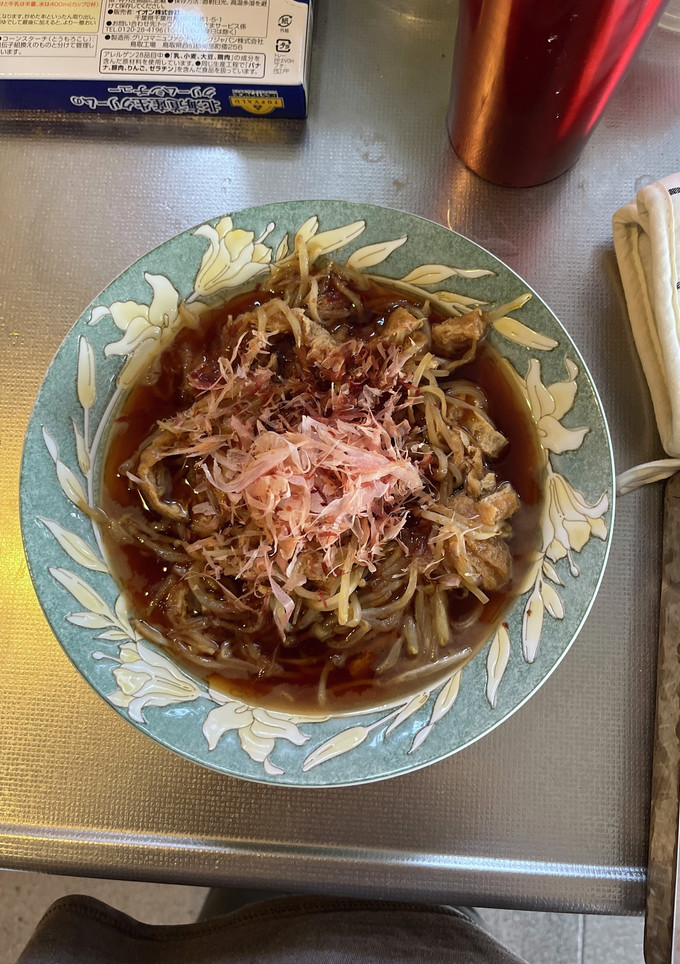 もやしと油揚げの麺つゆ煮-レシピのメイン写真