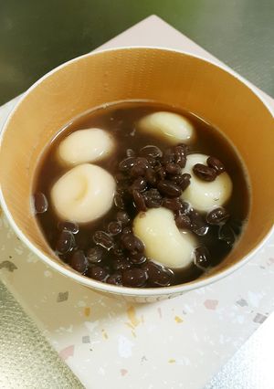 豆腐白玉団子いり♡小豆たっぷりお汁粉♡-レシピのメイン写真