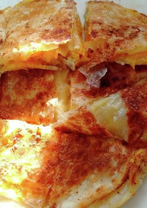 チャパティのスイーツ卵サンド焼き-レシピのメイン写真