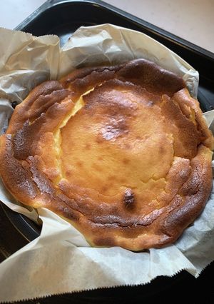 直球バスクチーズケーキ！-レシピのメイン写真