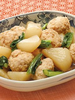 かぶとつくねの煮物-レシピのメイン写真