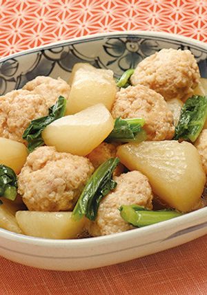 かぶとつくねの煮物-レシピのメイン写真