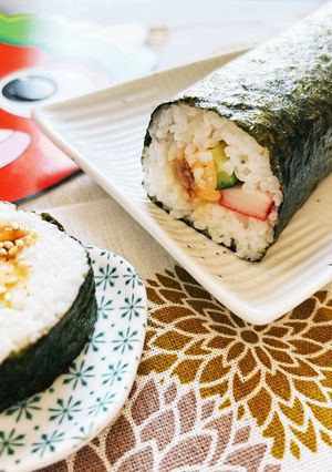 巻きす不要！ラップの箱で簡単恵方巻き☆-レシピのメイン写真