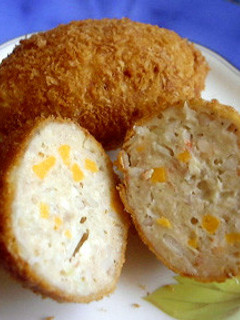 チーズのふわふわミンチカツ-レシピのメイン写真