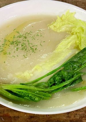 大カブのスープ~季節の野菜のせ~-レシピのメイン写真