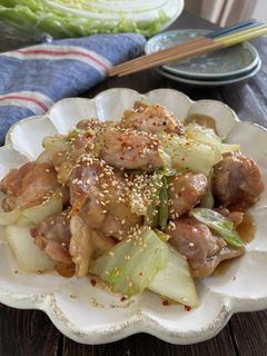 鶏肉と白菜のオイスターソース炒め-レシピのメイン写真