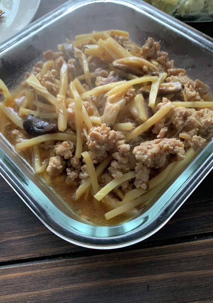 たけのこと春雨のひき肉生姜炒め-レシピのメイン写真