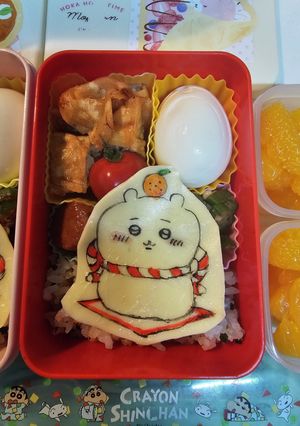 ちいかわ鏡餅弁当～♪-レシピのメイン写真