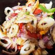 ちくわとカラフル野菜の粉チーズ温サラダ