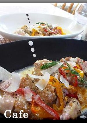 鶏肉とベーコンのクリーム仕立て-レシピのメイン写真