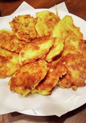 【余り粉もの消費】ブタ白菜のカリフワ焼き-レシピのメイン写真
