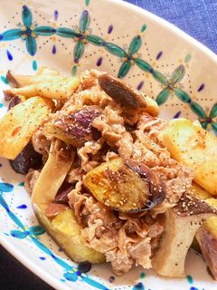 牛肉となすの黒酢オイスター炒め-レシピのメイン写真