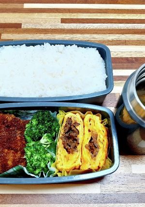 高校生男子お弁当24年1月24日-レシピのメイン写真