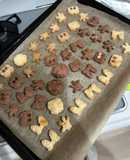 クッキー（プレーン、チーズ、ココア、紅茶