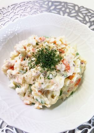 カラフルマッシュポテト　　　マヨネーズ味-レシピのメイン写真