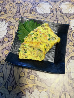 ニラ玉の厚焼き卵-レシピのメイン写真