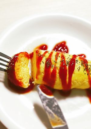 卵1個のレンチンリコッタオムレツ-レシピのメイン写真