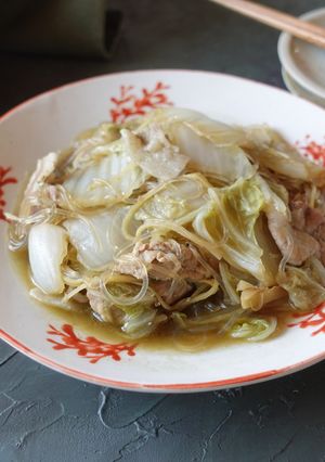 豚肉と白菜の春雨煮-レシピのメイン写真