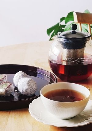 クラフト紅茶に合う和菓子★ライスペーパー-レシピのメイン写真