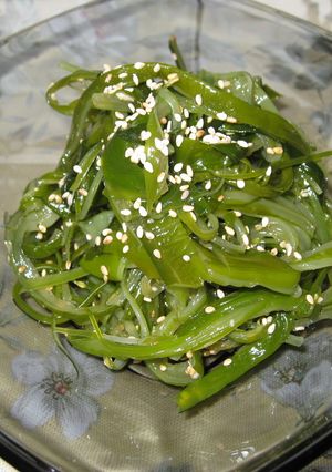 簡単すぎる絶品茎わかめ韓国風サラダ♪-レシピのメイン写真
