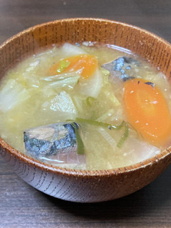 【汁物】手軽に栄養アップ!鯖缶のあら汁風-レシピのメイン写真