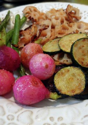 色々野菜のシンプル揚げ焼き-レシピのメイン写真
