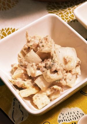 新玉ねぎの季節は鯖サラダ-レシピのメイン写真