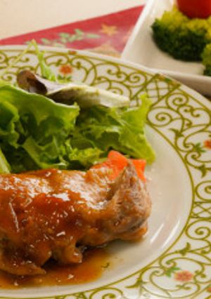 鶏肉のマーマレード焼き☆枚方市給食-レシピのメイン写真