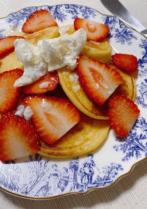 ︎✿甘酒✿米粉豆腐パンケーキ-レシピのメイン写真
