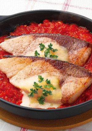 ぶりのトマトチーズ焼き-レシピのメイン写真