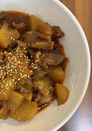 韓国風牛すじ大根-レシピのメイン写真