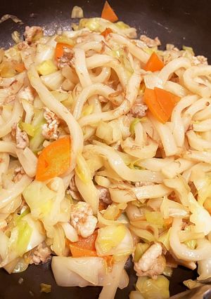 離乳食完了期＊取り分け焼きうどん-レシピのメイン写真